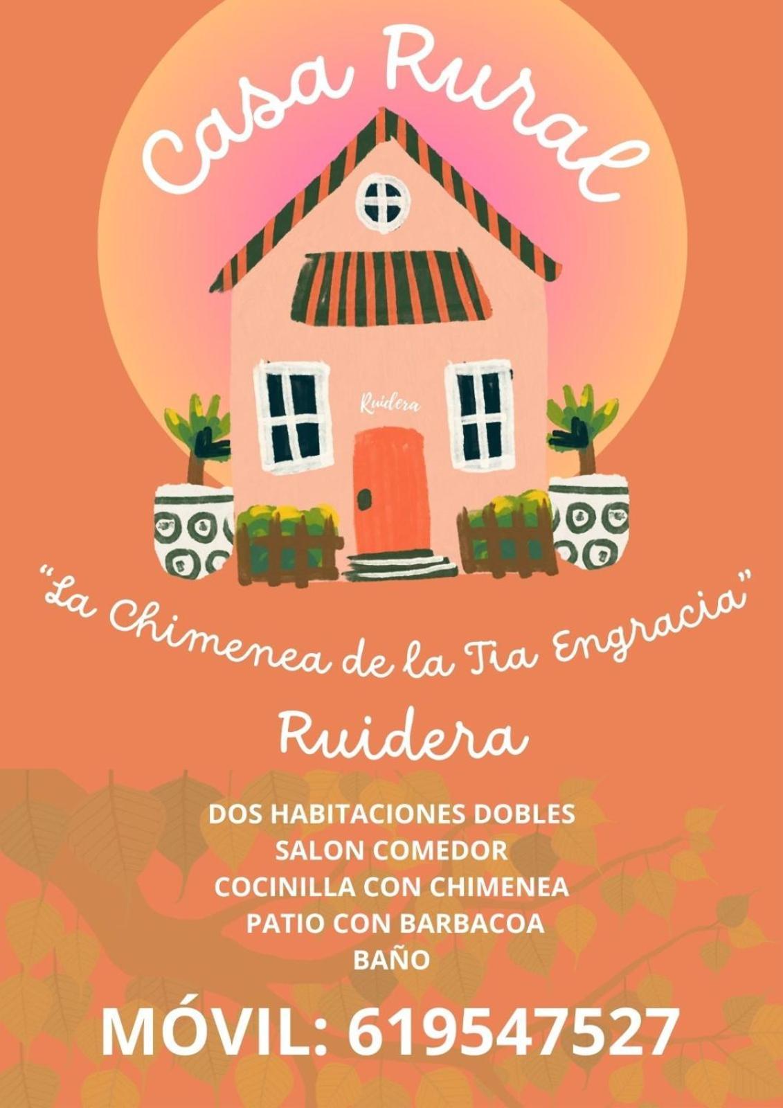 Willa La Chimenea De La Tia Engracia Ruidera Zewnętrze zdjęcie